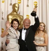La madre, el padre y la hermana de Heath Ledger celebran el Oscar